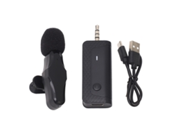 Laxiscreed Microfone Lavalier Sem Fios Com Redução De Ruído Para Captação Nítida E Clara
