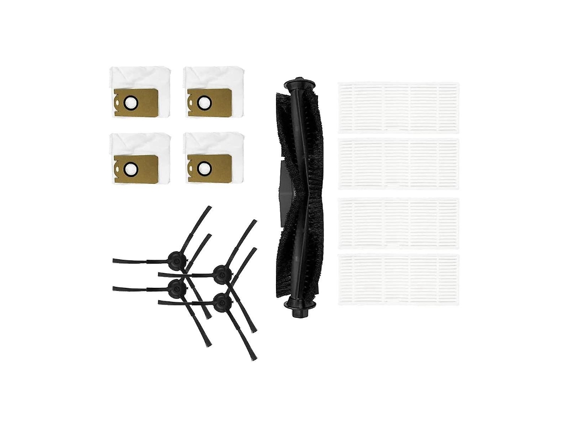 Acessórios de Aspirador Ionvac Smartclean V4 Robovac filtro rolo escova lateral saco de pó para peças S31