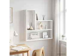 Vidaxl Prateleira De Parede Branco 60 X 11 X 60 Cm