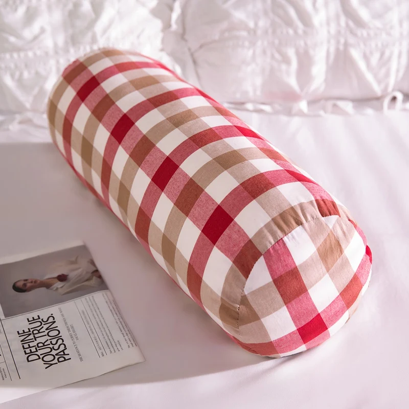 Almofada Decorativa Xadrez para Adultos, Almofada para Sofá, Almofada Decorativa Xadrez MDUG (vermelho, 40cm)