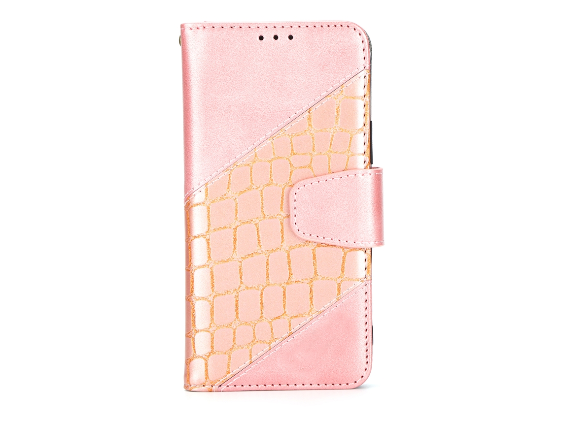 Capa de Couro Crocodilo EOOCOO flip com porta cartões para iPhone 12 Pro