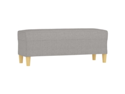 Bench, Benches Vidaxl Cinzeto Tecido (100 X 35 X 41 Cm)