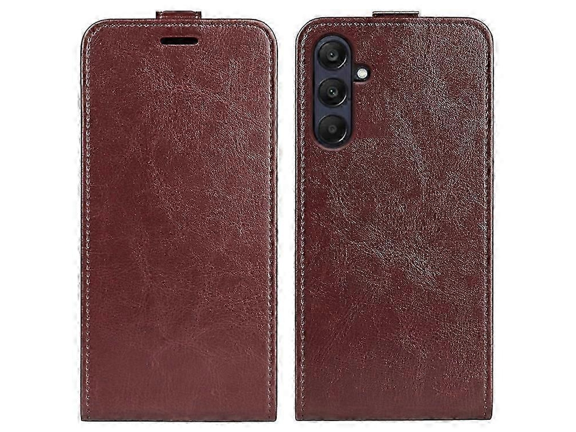 Capa De Couro Com Abertura Vertical E Compartimento Para Cartão, Compatível Com Samsung Galaxy A26 5g