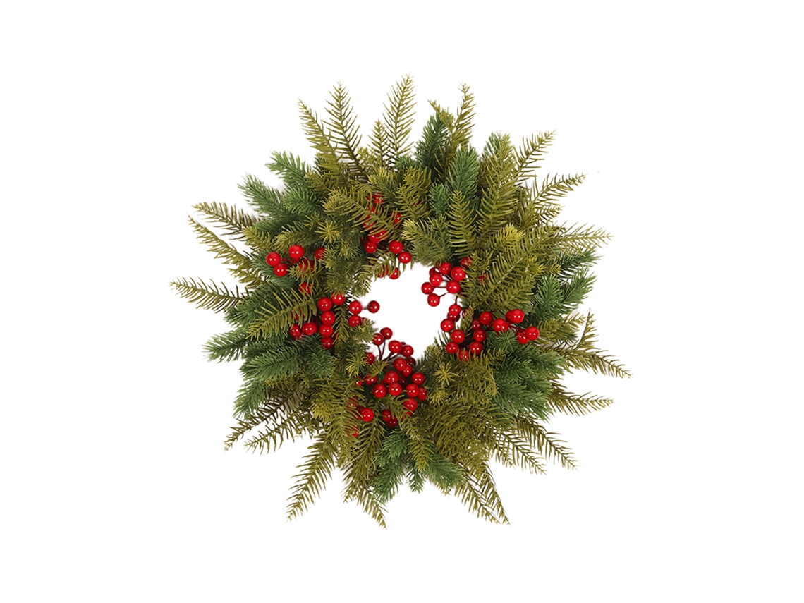 Laxiscreed Guirlanda De Natal Red Berry Pe Para Porta, Decoração Festiva E Enfeite De Cerne