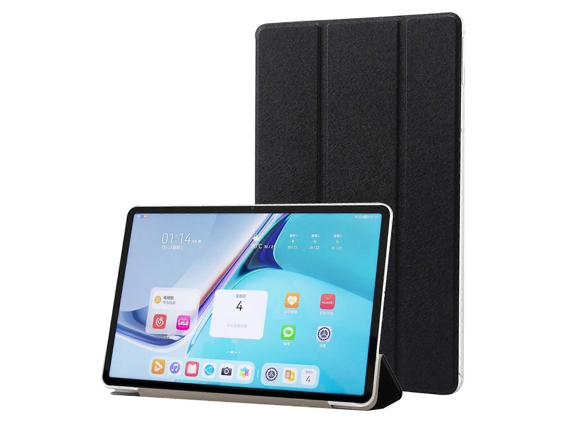 Capa de couro com textura de seda tripla para tablet Huawei MatePad Pro 11 2024 (Webake)