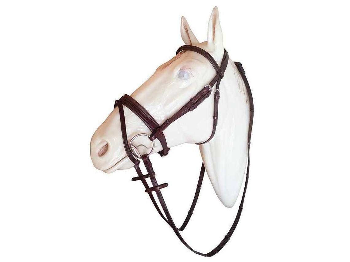 Freio de Couro Inglês Super Soft Beige Cobmarjoman Distribucion