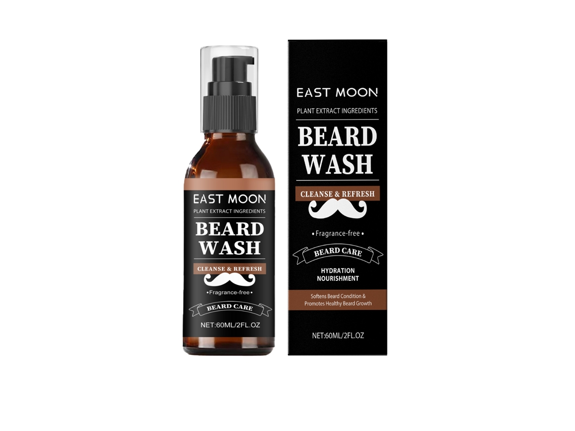 Limpeza Suave Nutrição Barba East Moon Cleanser