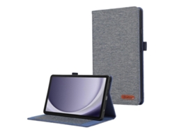 Capa de couro com textura de tecido horizontal Webake para tablet