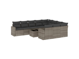 Garden Sofa Set, Garden Sofa Sets Vidaxl Cinzeto Rattan / Vime (n/a)