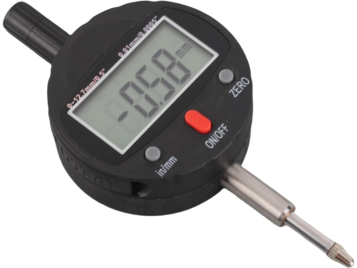 Indicador De Mostrador Digital Alta Precisão Ip54, Faixa 0 A 12,7 Mm,