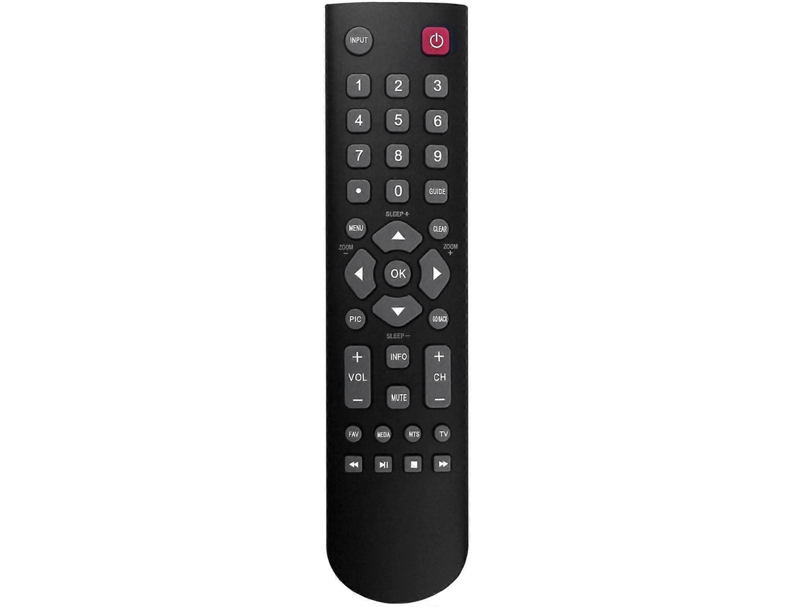 Controle Remoto De Substituição Rc2000n01 Rc3000n01 Para Tvs Lcd Tcl 28d2700, 32b2800, 32d2700, 32s360, 32s3600, 39s3600, 40fd2700 E 48fd2700.