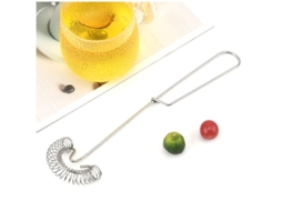 Colher Mágica, Batedor Para Molhos E Sucos, Utensílio De Cozinha Em Aço Inoxidável, 27, 4 Cm, Cinza E Preto