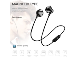 Fones Bluetooth LAXISCREED Bass Esportes Preto