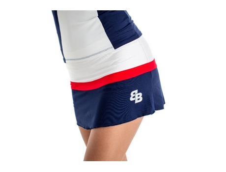 Saia BB BY BELÉN BERBEL (Xl - Vermelho/Branco)