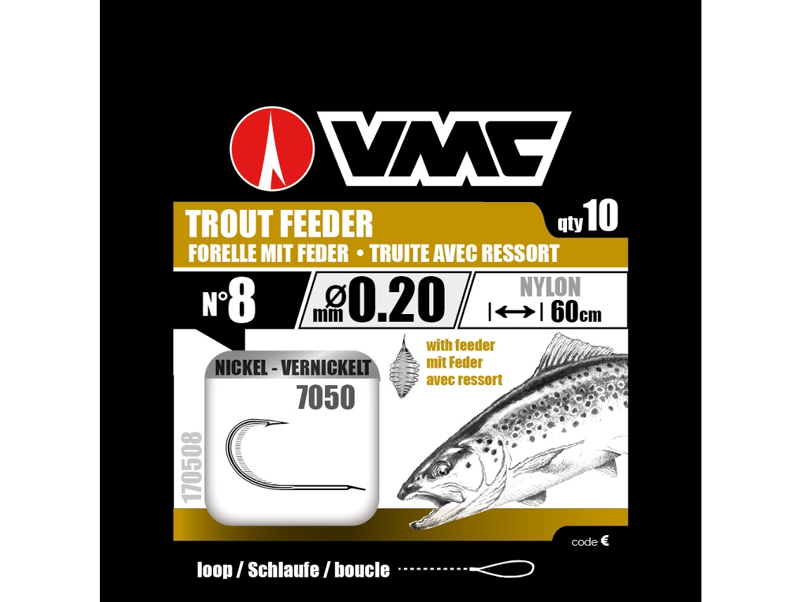 Gancho VMC Geb. Forelle Mit Feeder Ni