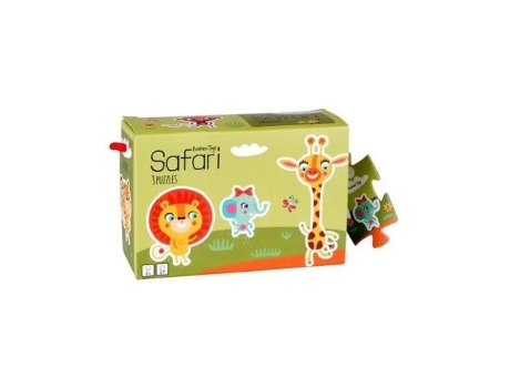 Livro Pequeños Brillantes Puzzle Triple Safari De Desconocido (espanhol)