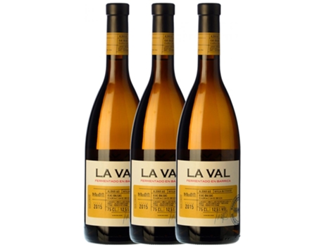 La Val Fermentado en Barrica Albariño Rías Baixas Crianza 75 cl (Caixa de 3 unidades)