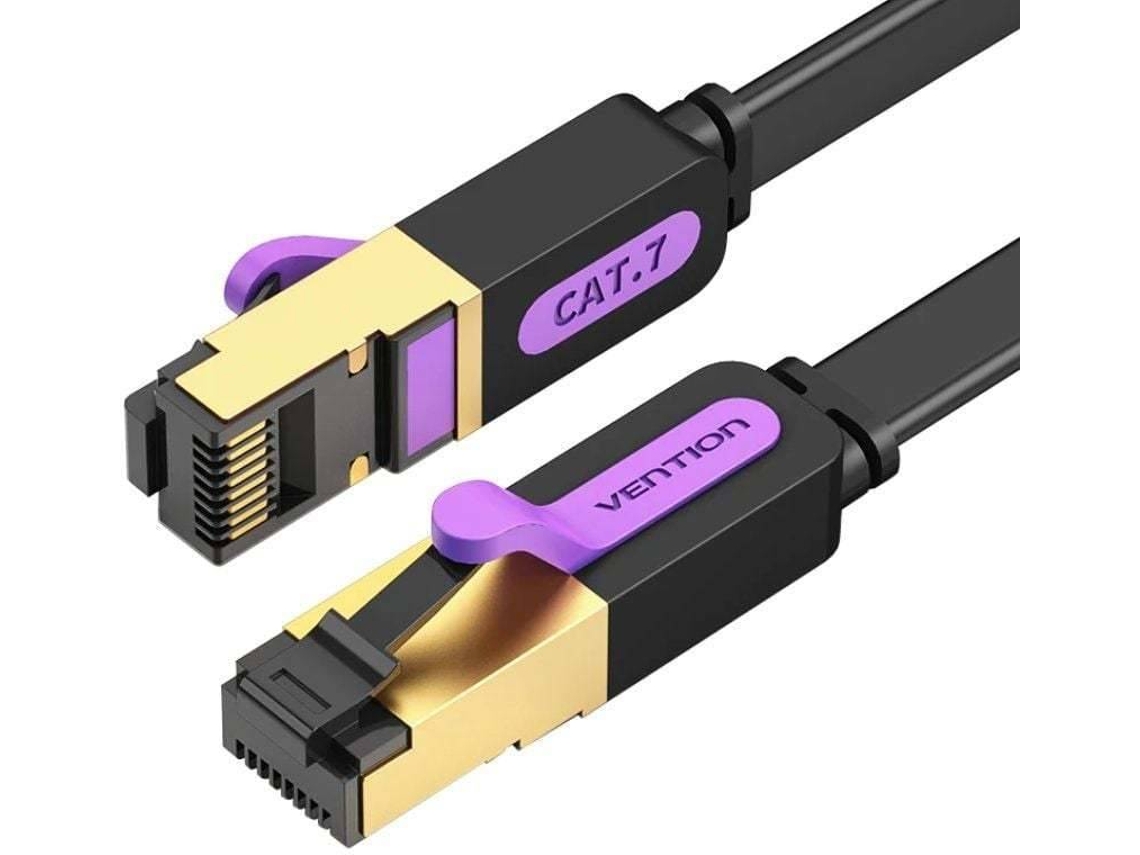 Cabo de Rede RJ45 STP (Preto - 50cm)