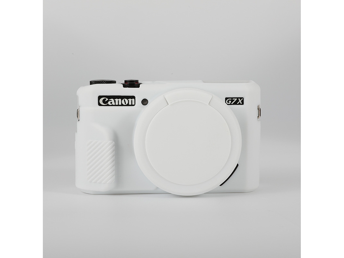 Capa Protetora De Silicone Para Câmeras Canonmanga De Borracha Branca G7x2 Yunzii