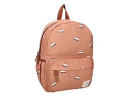Mochila Infantil Enchanted Memories Com Caminhão De Bombeiros Marrom Mochila Escolar Kidzroom