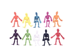 Brinquedo De Borracha Macia De Esqueleto De Halloween, Brinquedo Inovador Para Alívio Do Estresse Sensorial, Presente Para Crianças Ly Ebike