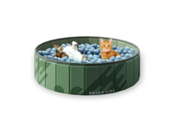 Cercado De Bolinhas Para Gatos 32 Polegadas, Dobrável E Reforçado. Uso Interno E Externo, Comporta Mais De 400 Bolinhas (vendidas Separadamente).