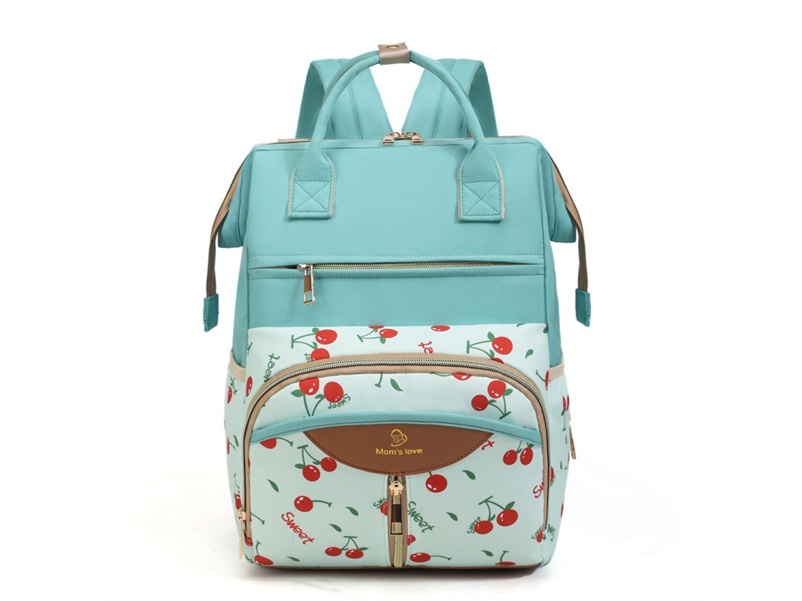 Mochila De Maternidade Hibbent 38x18x26cm (verde)