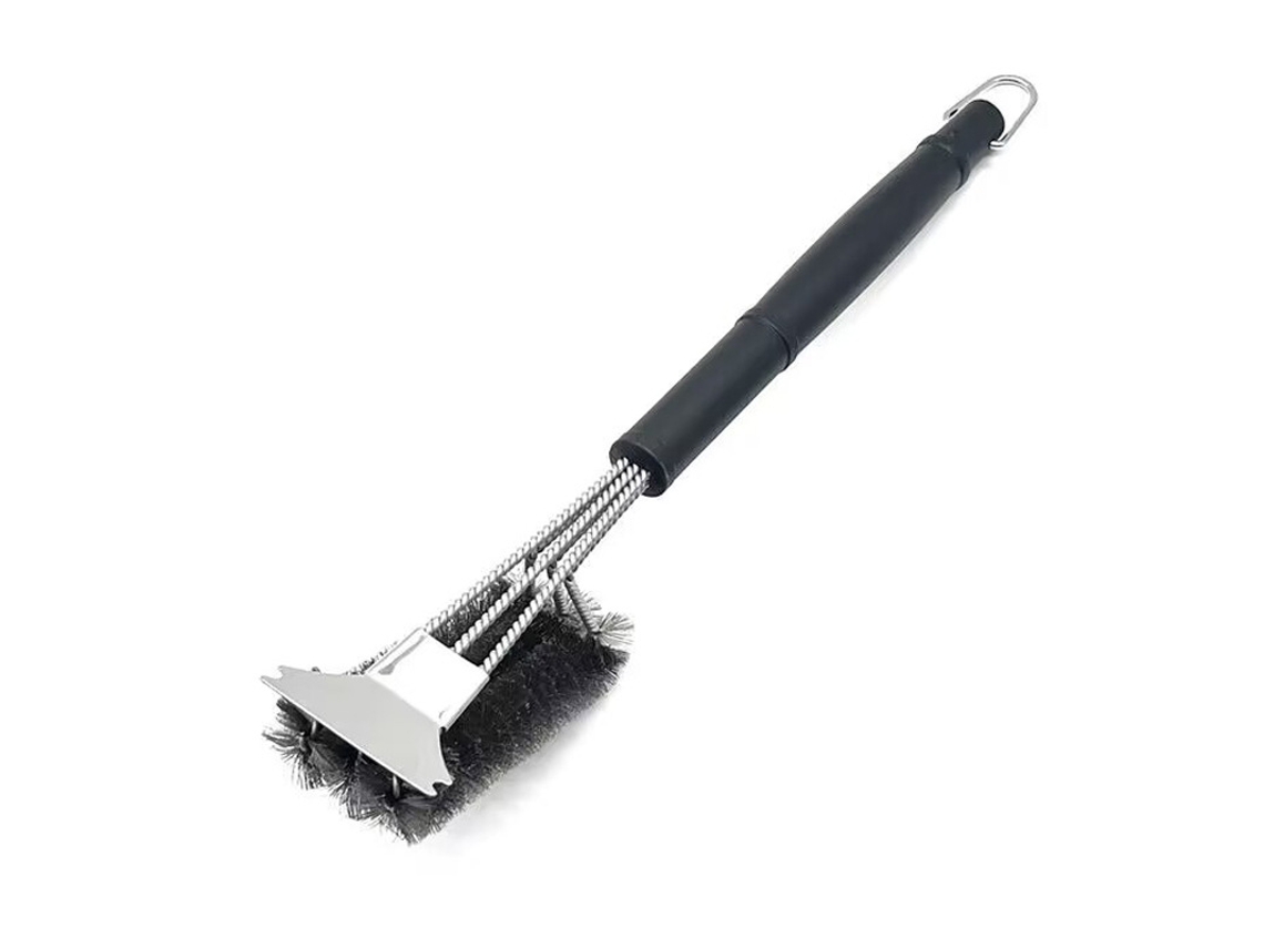 Escova Sem Cerdas para Grelha com Raspador de Ferro Fundido AQUAFORGE