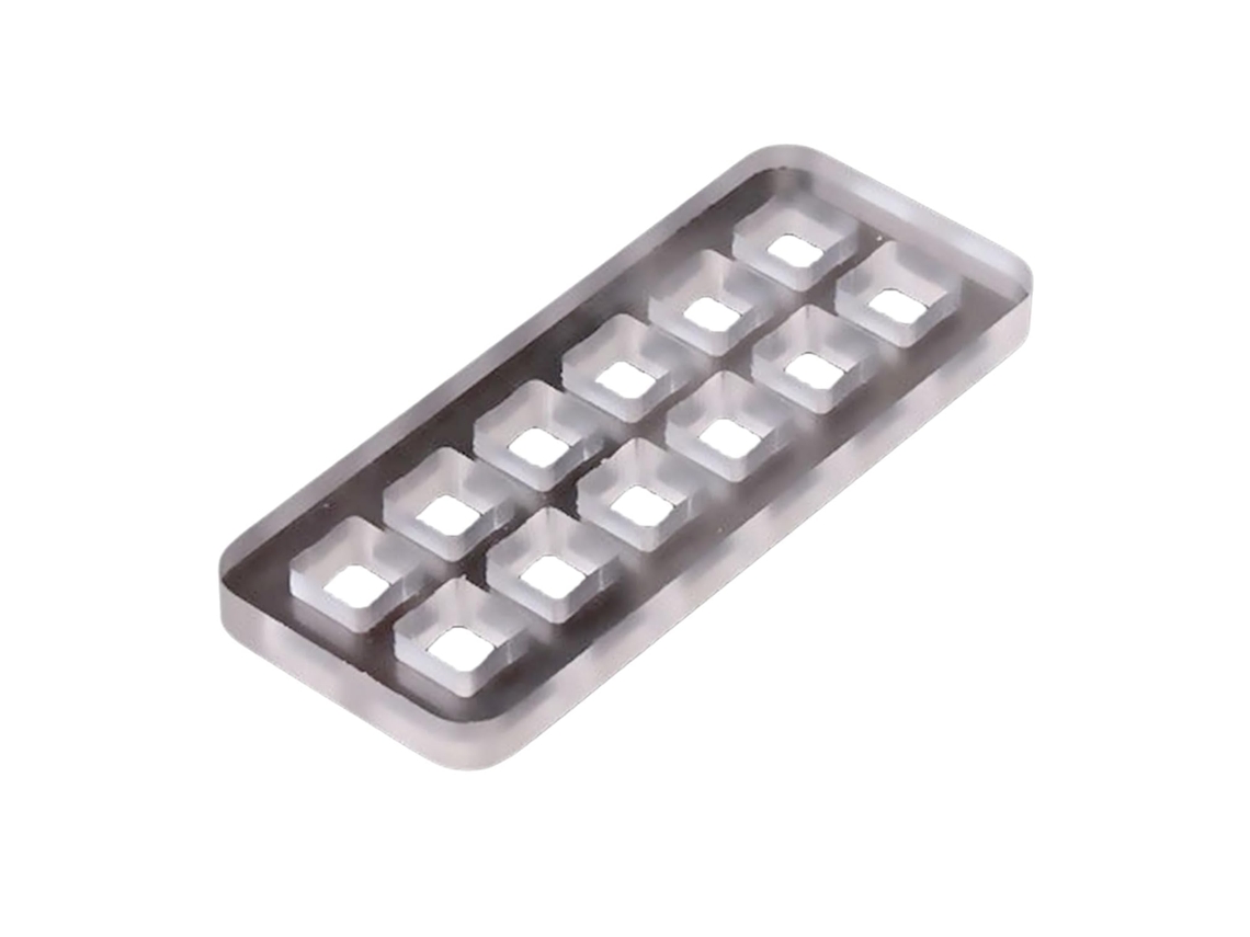 Base De Teste Switches Para Teclados Em Acrílico Resistente Design A Impactos Compatibilidade Com Múltiplos Eixos