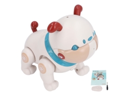 Ats perro Robot de Control Remoto Sensible Al Toque Interactivo Inteligente Juguete Mascota Electrónica para Niños Azul
