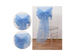 Laços de Fio para Cadeira de Casamento com Laço Largo Conjunto 10un S/MARCA