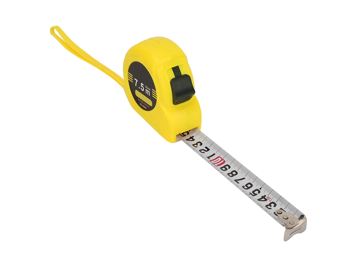 Fita Métrica de Aço Inox 7.5m Flexível e Retrátil