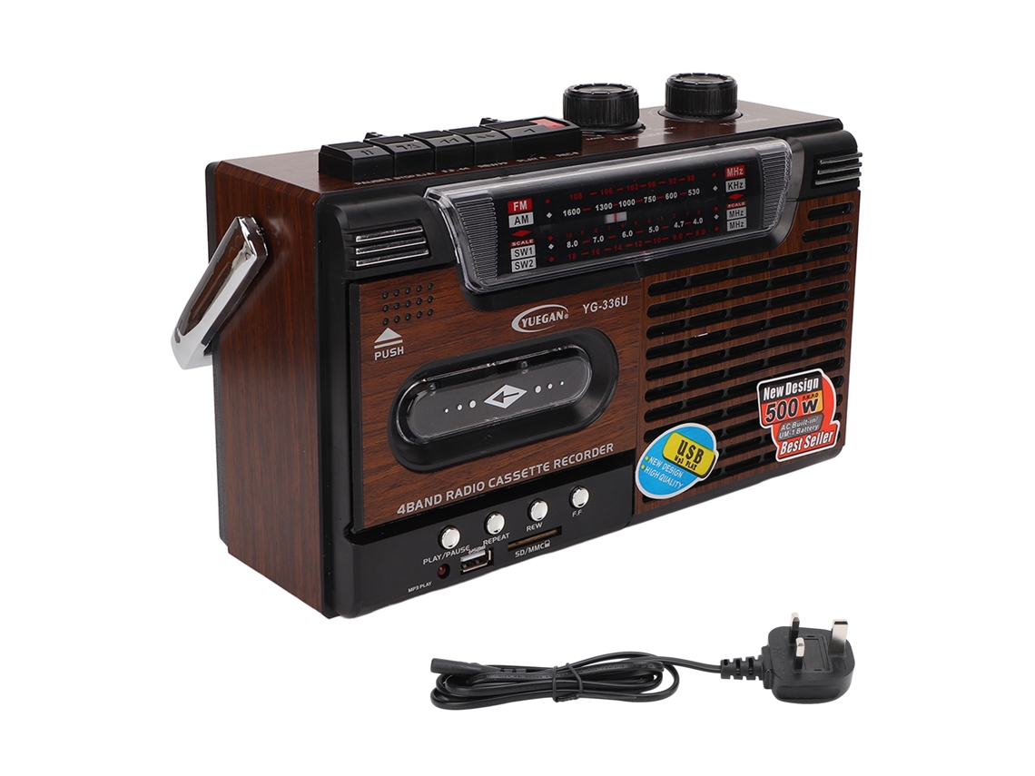Gravador Portátil Rádio Am Fm com Cartão Usb LAXISCREED