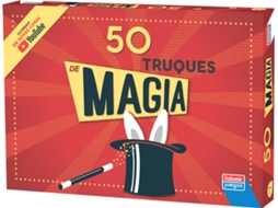 Jogo de Magia FALOMIR Caixa com 50 Truques (Idade Mínima: 7anos) — Caixa de 50 truques de magia Falomir podes realizar truques divertidos e iniciar-se no mundo da magia.