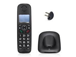 Telefone Sem Fio Com Identificação De Chamadas Multilíngue, Viva Voz, Retroiluminado, Para Escritório Em Casa D1001 Slowmoose