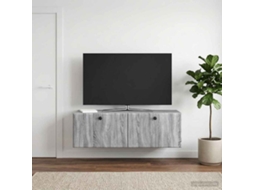 Vidaxl Gabinete De Tv De Parede 98 X 31 X 30 Cm Sonoma Cinzento