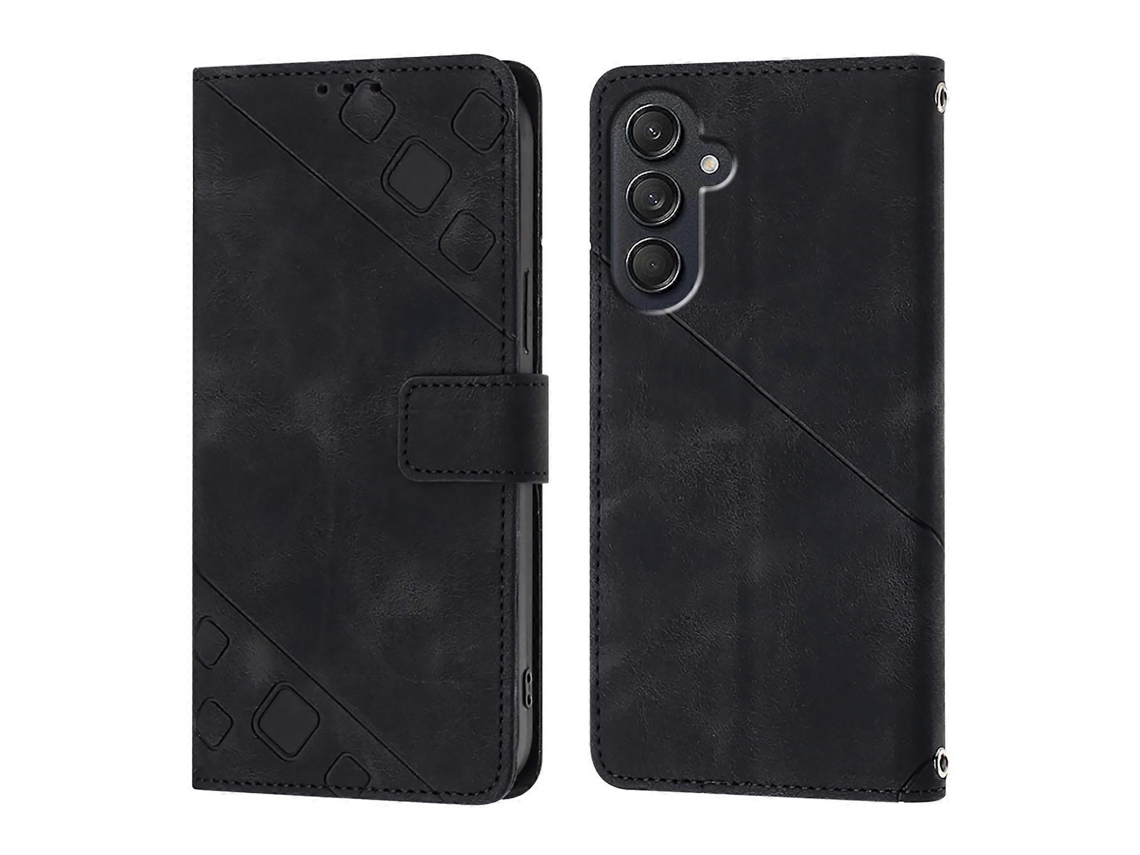 Capa Couro Para Samsung Galaxy M55, Elysve