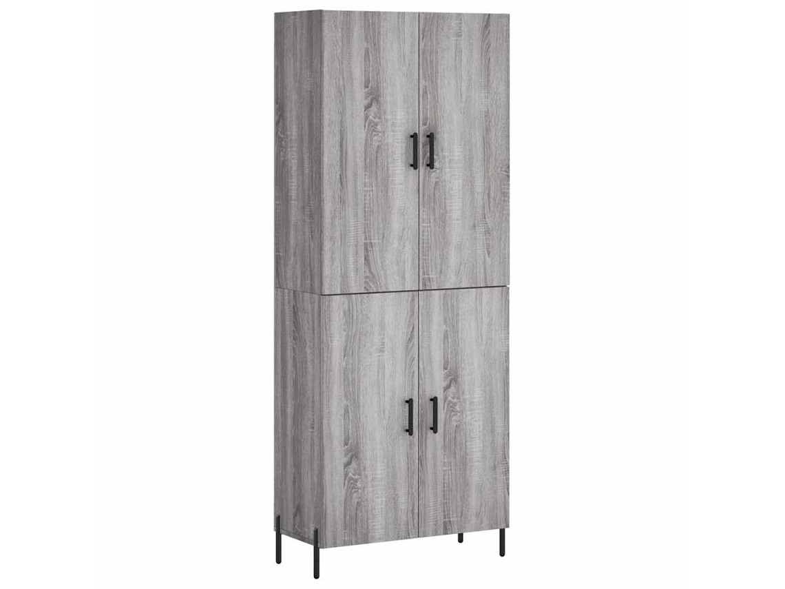 Guarda-roupa alto em madeira Sonoma Cinza, exclusivo da Maison (69,5 x 34 x 180 cm)