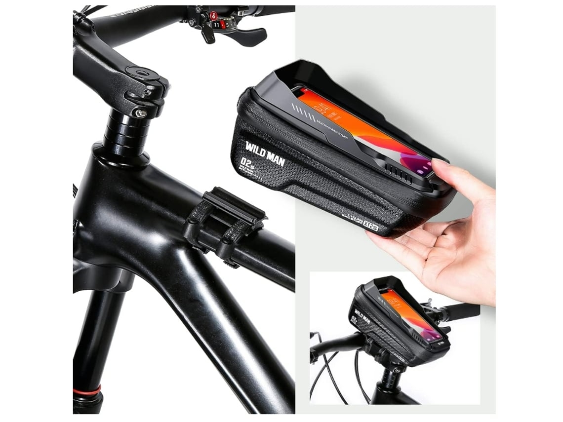 Bolsa para Quadro de Bicicleta Prova Dágua Bolsa para Tubo Superior de Bicicleta Dianteiro Suporte para Suporte de Telefone para Bicicleta Lalalamoli