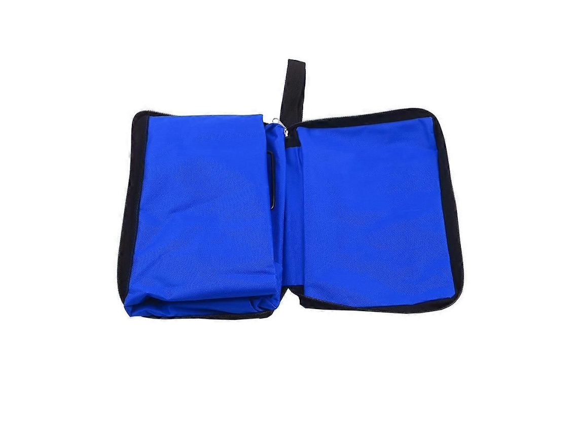 Carrinho de Compras Dobrável com Rodas, Reutilizável, para Compras e Viagens, Azul. GOKOCO