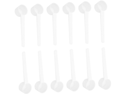 Kit De 50 Colheres Medidoras Multiuso Para Pó, Com Capacidade Fixa, Ideais Para Leite, Café E Com Design Ergonômico E