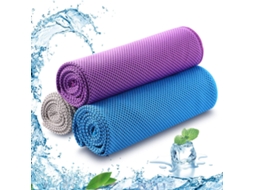 Pacote Com 3 Toalha De Resfriamento, Toalha De Resfriamento Macia E Respirável, Toalha De Microfibra Slowmoose