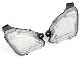 Luzes De Seta Genéricas Para Espelhos Retrovisores Laterais, 2 Unidades, Para Vw T Roc 2020, Com Leds, Luzes De Cortesia