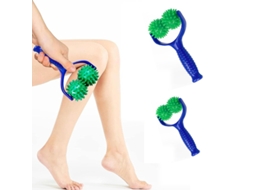 Kit 2 Massageador Rolo Pes Costas