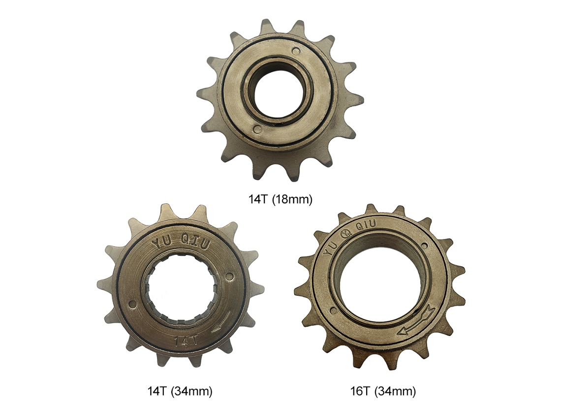 Volante Livre Bicicleta 14/16d 18mm 34mm Unico Velocidade Aço Anti-corrosao Acessorio Ciclismo