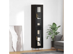 Vidaxl Buffê 2 Pcs Carvalho Preto Vidro