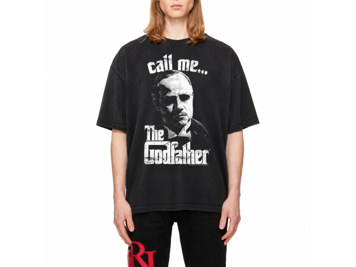 Rockinstone Godfather Pixelis Black Adult T-shirt Size:xl