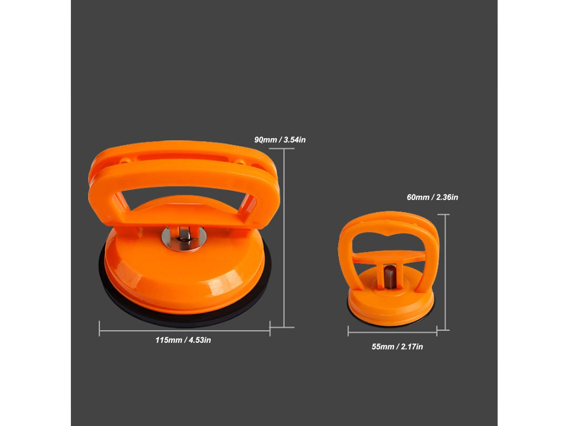 Laxiscreed Kit De 3 Ventosas De Sucção Forte Para Reparação De Automóveis E Móveis, Até 130 Lbs Horizontalmente