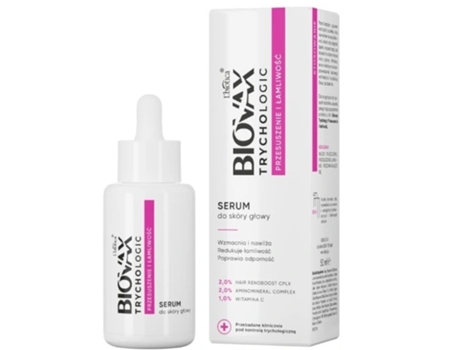 Soro Para Couro Cabeludo Biovax Trychologic Para Oleosidade E Fragilidade, 50 Ml Lbiotica