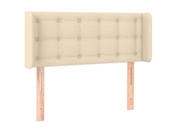 Cabeceira C/ Abas Tído 83x16x78/88 cm Creme MAISON EXCLUSIVE